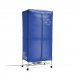 Innovagoods Dupledry Blue Secadora Electrica Portatil de 2 Alturas - 1200W - Capacidad 15kg - Cable 140cm - Temperatura hasta 70ÂºC - Acero Inoxidable - Temporizador - 70x150x45cm - Color Azul