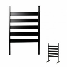 Innovagoods Towarck Toallero Electrico de 5 Barras - Potencia 140W - IP44 - Cable 140cm - Incluye Accesorios - Temperatura Regulable - Temporizador - Apagado Automatico - 50x80x10cm - Color Negro