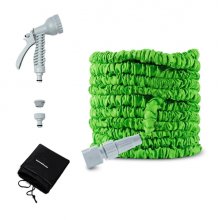 Innovagoods Hoxtend Manguera de Jardin Extensible 30m - Presion hasta 8bar - Incluye Accesorios - Color Verde y Gris Innovagoods Hoxtend Manguera de Jardin Extensible 30m - Presion hasta 8bar - Incluye Accesorios - Color Verde y Gris
