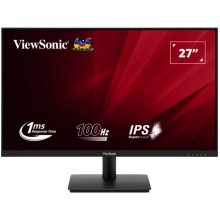 Viewsonic Monitor 27" VA270-H2 LED IPS FullHD - 100hz - Respuesta 1ms - VGA y HDMI - VESA 75x75 - Color Negro