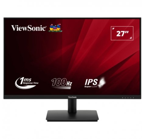 Viewsonic Monitor 27" VA270-H2 LED IPS FullHD - 100hz - Respuesta 1ms - VGA y HDMI - VESA 75x75 - Color Negro