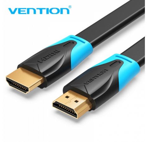 Vention Cable Plano HDMI 2.0 4K Macho a Macho - 3m - Color Negro