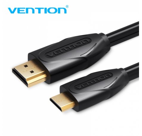 Vention Cable HDMI Macho a Mini HDMI Macho - 2m - Color Negro