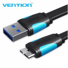 Vention Cable USB 3.0 Macho a MicroUSB Macho - 0.25m - Azul y Negro