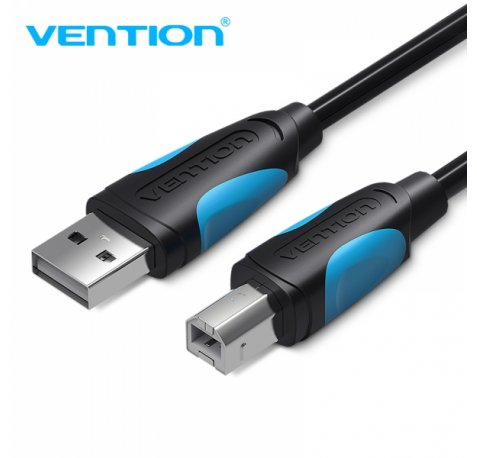 Vention Cable USB 2.0 Macho a USB-B Macho para Impresora - 1.5m - 480mbps - Color Negro