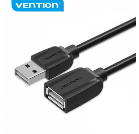 Vention Cable Alargador USB 2.0 Macho a USB Hembra - 5m - Color Negro