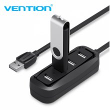 Vention HUB 4 en 1 USB2.0 a 4xUSB2.0 - 0.5m - Color Negro