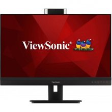 ViewSonic VG2756V-2K Monitor LED 27" IPS QHD 2K HDR - Respuesta 5ms - Altavoces 10W - Webcam - 16:9 - Ajustable en Altura, Giratorio e Inclinable - HDMI, DisplayPort, Audio, USB-C, RJ45 - Angulo de Vision 178º - VESA 100x100mm