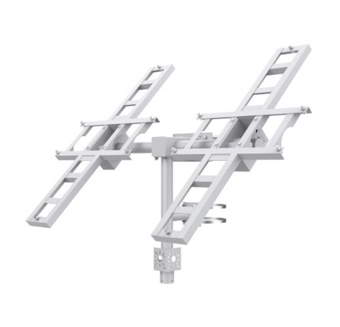 TP-Link Vigi 180W Solar Mount Soporte para Paneles Solares - Incluye Accesorios - Temperatura Regulable - Abrazadera Integrada - Acero Galvanizado - Inclinacion Ajustable - Color Blanco