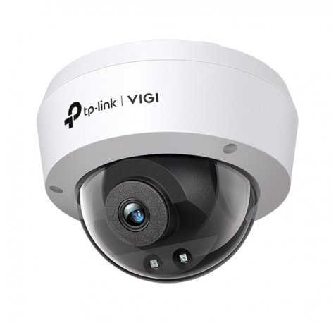 TP-Link Vigi C220I Camara de Seguridad - Lente de 2.8mm - Deteccion Inteligente - Ethernet - IP67 - IK10 - Resolucion de 2Mpx - Vision Nocturna - Color Blanco y Negro