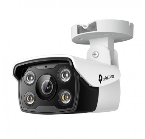 TP-Link Vigi C330 Camara de Seguridad para Exterior - Lente de 2.8mm - IP67 - Ethernet - Resolucion de 3Mpx - Deteccion Inteligente - Vision Nocturna - Color Blanco y Negro