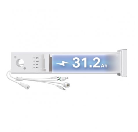 TP-Link Vigi PS30 Controlador Regulador para Panel Solar - Voltaje 10.8V - Bateria de Litio 31.2Ah - Indicador LED - Calentamiento Auxiliar Inteligente - Color Blanco