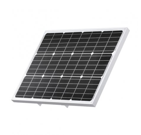 TP-Link Vigi Panel Solar - 60W - Voltaje 18V - IP67 - Angulos Ajustables - 690x516x30mm - Color Negro