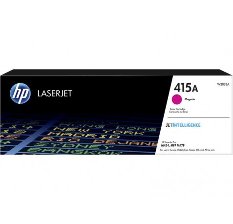 HP W2033A Magenta Cartucho de Toner Original - 415A