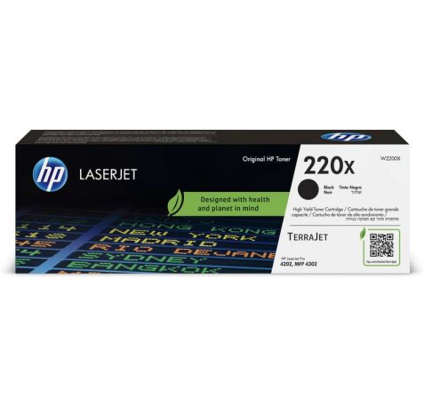 HP W2200X Negro Cartucho de Toner Original - 220X