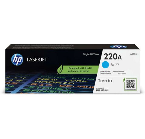 HP W2201A Cyan Cartucho de Toner Original - 220A