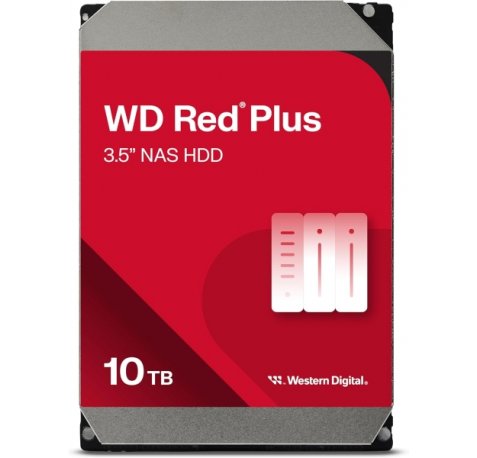 WD Red Plus Disco Duro Interno 3.5" 10TB NAS SATA3