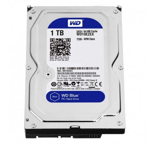 WD WD10EZEX Disco Duro Interno 3.5" 1TB SATA3 64MB Blue