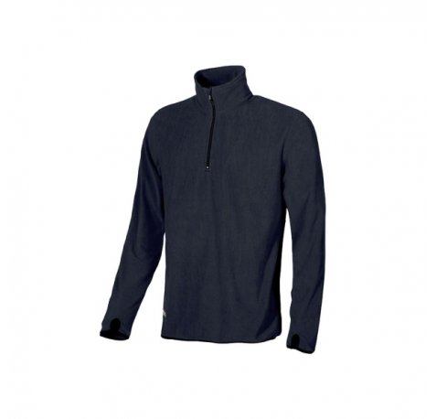 Upower Artic Sudadera con Cremallera - Talla 2XL - PuÃ±os Microfleece con Agujero para Pulgar, Proteccion DPI1, DiseÃ±o Duradero y Confortable - Color Azul Marino