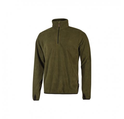 Upower Artic Sudadera con Cremallera - Talla S - PuÃ±os Microfleece con Agujero para Pulgar, Proteccion DPI1, DiseÃ±o Duradero y Confortable, Logotipo Distintivo en la Espalda - Color Verde Oscuro
