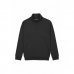 Upower Tautra Sudadera de Trabajo Confortable y Duradera - Talla M - Media Cremallera, Cuello Ajustable, Canale Elastico, Proteccion DPI1 - Color Negro Carbon