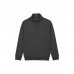 Upower Tautra Sudadera de Trabajo Confortable y Duradera - Talla 5XL - Polialgodon Perchado, Media Cremallera, Cuello Ajustable, Canale Elastico, Proteccion DPI1 - Color Gris Meteorito