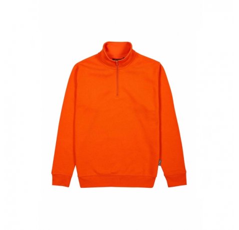 Upower Tautra Sudadera de Trabajo Confortable y Duradera - Talla 5XL - Polialgodon Perchado, Media Cremallera, Cuello Ajustable, PuÃ±os Canale Elastico, Proteccion DPI1 - Color Naranja