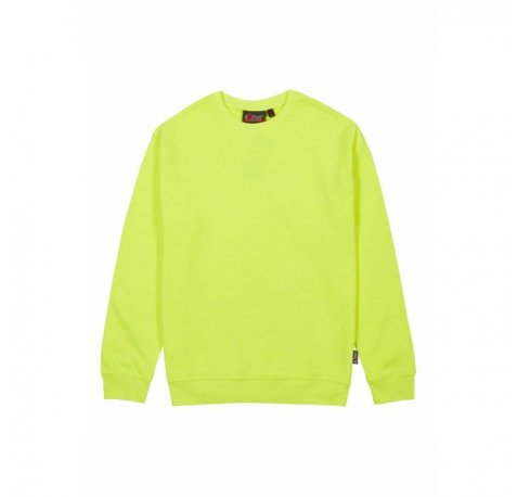 Upower Ombo Sudadera de Cuello Redondo - Talla L - Comodidad y Durabilidad, Polialgodon Suave, Resistencia a Lavados, Ajuste Versatil, Detalles de Punto Elastico - Color Amarillo