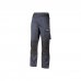 Upower Mallorca Pantalon de Trabajo con Algodon Elastico - Talla L - DiseÃ±o Ergonomico, Cintura Elastica, Multiples Bolsillos, Refuerzos Estrategicos, Cinta Reflectante - Color Gris Oscuro