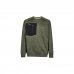 Upower York Sudadera Polar - Talla XL - Cuello Redondo, Proteccion Termica - Color Verde Oscuro