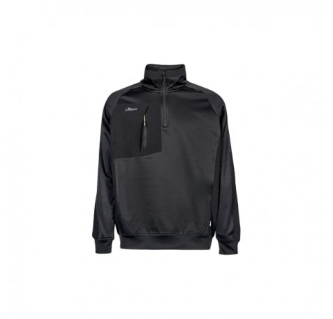 Upower Leeds Sudadera Polar - Talla 2XL - Proteccion Contra el Frio - Color Negro Carbon