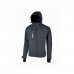 Upower Space Chaqueta Softshell Impermeable - Talla L - Transpirable, a Prueba de Viento, Forro Micropolar, Capucha Desmontable, Bolsillos Avanzados, Proteccion DPI1 - Color Gris Asfalto