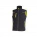 Upower Universe Chaleco Softshell Impermeable - Talla 3XL - Transpirable y Resistente al Viento, Forro Micropolar, Cremallera Impermeable, Bolsillo Free Sound, Detalles Reflectantes, Proteccion DPI1 - Color Negro Carbon
