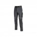 Upower World Pantalon Stretch U-4 - Talla XS - Resistente y Transpirable, Secado Rapido, Multiples Bolsillos Funcionales, Ajuste Retractil, Detalles Reflectantes, Costuras Triples, Proteccion DPI1 - Color Gris Asfalto