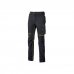 Upower World Pantalon Stretch Resistente - Talla 5XL - Transpirable, Secado Rapido, Bolsillos Multiples, Ajuste Retractil, Detalles Reflectantes, Proteccion DPI1, Costuras Triples - Color Negro Carbon