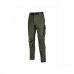 Upower World Pantalon Elastico y Resistente - Talla S - Repelente al Agua, Transpirable, Secado Rapido, Multiples Bolsillos Funcionales, Cintura Ajustable, Detalles Reflectantes, Proteccion DPI1 - Color Verde Oscuro