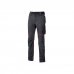 Upower World Lady Pantalon de Tejido U-4 - Talla 4XL - Resistente y Transpirable, Secado Rapido, Multiples Bolsillos Funcionales, Ajuste Retractil, Detalles Reflectantes, Proteccion DPI1 - Color Gris Fucsia