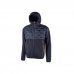 Upower Spock Chaqueta Hibrida Transpirable y Antiviento - Talla S - Cremallera Impermeable, Capucha Ajustable, Acolchado sin Costuras, Bolsillos con Cierres Fluorescentes, Proteccion DPI1 - Color Azul Marino