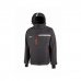 Upower Wink Chaqueta de Trabajo de Invierno - Talla 2XL - Acolchado de Grafeno, Impermeable, Capucha Fija Regulable, Multibolsillos, Detalles Reflectantes, Proteccion DPI1 - Color Gris Asfalto