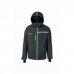 Upower Wink Chaqueta de Trabajo de Invierno - Talla 3XL - Acolchado de Grafeno, Impermeable, Capucha Fija Regulable, Multibolsillos, Detalles Reflectantes, Proteccion DPI1 - Color Gris Asfalto Verdoso