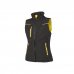 Upower Universe Lady Chaleco Softshell Impermeable - Talla S - Transpirable y Resistente al Viento, Forro Micropolar, Cremallera Impermeable, Bolsillo Free Sound, Detalles Reflectantes, Proteccion DPI1 - Color Negro Carbon
