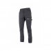 Upower Horizon Pantalones de Trabajo Elasticos - Talla 2XL - Corte Jogging, Impermeables, Transpirables, Secado Rapido, Multibolsillo, Proteccion Lumbar, Cinta Reflectante, DPI1 - Color Gris Asfalto