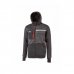 Upower Galaxy Sudadera de Trabajo con Cremallera - Talla 5XL - Transpirable y de Secado Rapido, Multiples Bolsillos, Capucha Ajustable, Detalles Reflectantes, Proteccion DPI1 - Color Gris Asfalto
