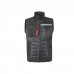 Upower Wall Chaleco de Trabajo con Relleno en Grafeno - Talla XL - Termorregulacion Avanzada, Resistente al Agua, Propiedades Bacteriostaticas, Multibolsillos con Cierres Seguros - Color Gris Asfalto