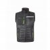 Upower Wall Chaleco de Trabajo con Relleno en Grafeno - Talla 5XL - Termorregulacion Avanzada, Repelente al Agua, Control Bacteriostatico, Multiples Bolsillos, Detalles Reflectantes - Color Gris Asfalto Verdoso