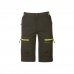 Upower Ares Bermudas de Trabajo con Corte Jogging - Talla 2XL - Multibolsillos con Cremallera y Velcro, Proteccion Lumbar, Cinta Reflectante, Impermeables - Color Verde Oscuro