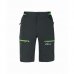 Upower Ares Bermudas de Trabajo con Corte Jogging - Talla 4XL - Multibolsillos, Proteccion Lumbar, Cinta Reflectante, Transpirables e Impermeables - Color Gris Asfalto Verdoso