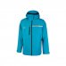 Upower Tutendo Chubasquero Impermeable con Grafeno - Talla 4XL - Termorregulador, Bacteriostatico, Costuras Termoselladas, Capucha Ajustable, Detalles Reflectantes, Multiples Bolsillos - Color Verde Aguamarina