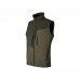 Upower Brio Chaleco de Trabajo Softshell - Talla 4XL - Repelente al Agua, Interior de Microfleece, Tecnologia de Grafeno, Multiples Bolsillos, Detalles Reflectantes, Cremallera Waterproof - Color Verde Oscuro