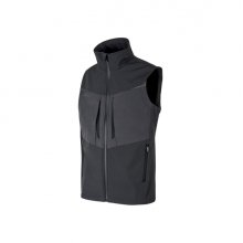 Upower Brio Chaleco de Trabajo Softshell - Talla 4XL - Repelente al Agua, Interior de Microfleece, Tecnologia de Grafeno, Multiples Bolsillos, Insertos Reflectantes, Cremallera Waterproof - Color Gris